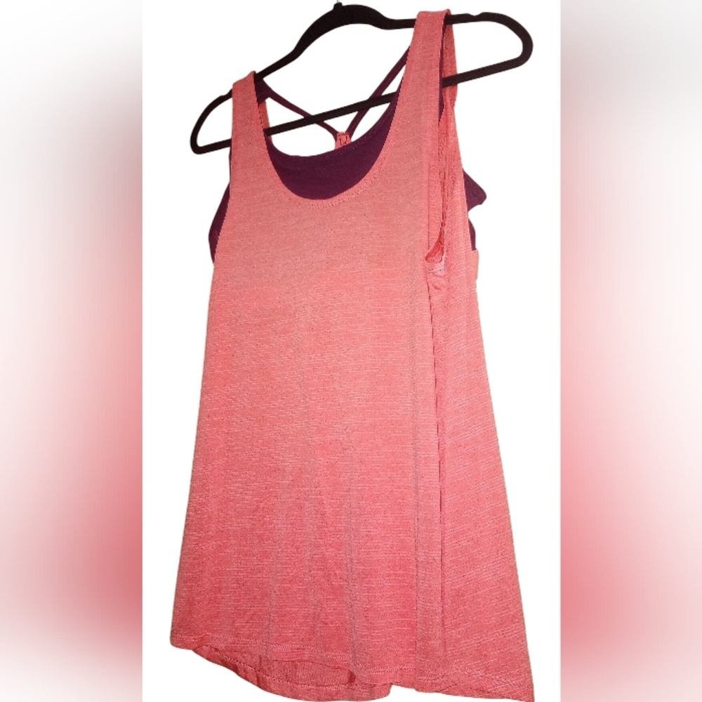 Champion Coral and Purple Tank Top